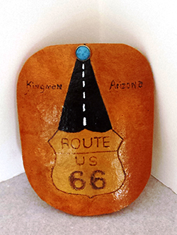 gourds-route 66--basket-S&S Handcrafted Art & Gifts